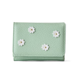 《予約商品》HASHIBAMI 【Ha-2509-606 スモールフラワー ミニウォレット】オパールグリーン