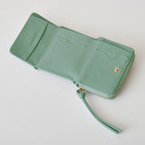 HASHIBAMI 【Ha-2204-809 サンドグラス ミニウォレット】オパールグリーン