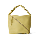 HASHIBAMI【Ha-2509-602 クシュクシュ ワンショルダー】 ペールイエロー