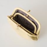 HASHIBAMI 【Ha-2509-608 親子口金 くるみウォレット】ペールイエロー