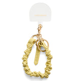 HASHIBAMI【Ha-2509-609 クシュクシュ レザー ハンドストラップ】ペールイエロー