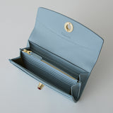 HASHIBAMI【Ha-2104-306 天然石 ロングウォレット】ペールブルー