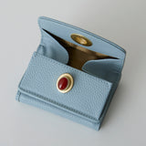 HASHIBAMI【Ha-2008-729 天然石ミニウォレット】ペールブルー
