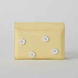 HASHIBAMI 【Ha-2509-606 スモールフラワー ミニウォレット】ペールイエロー