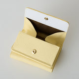 HASHIBAMI 【Ha-2509-606 スモールフラワー ミニウォレット】ペールイエロー