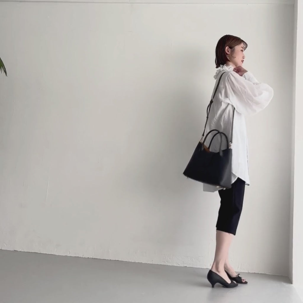 【美品】 HASHIBAMI ハンドバッグ ブラック セレモニー 黒 カラー 美品】 HASHIBAMI ハンドバッグ ブラック セレモニー 黒 カラー