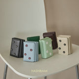 《予約商品》HASHIBAMI 【Ha-2509-606 スモールフラワー ミニウォレット】オパールグリーン