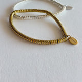 HASHIBAMI 【HB2102218 HASHIBAMI 天然石 シルバー ブレスレット ※ドーナツ(大)】 シルバー