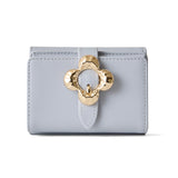 HASHIBAMI【Ha-2502-202 フラワーバックルミニウォレット】サルビアブルー