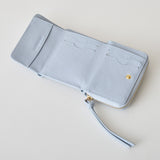 HASHIBAMI 【Ha-2204-809 サンドグラス ミニウォレット】サルビアブルー