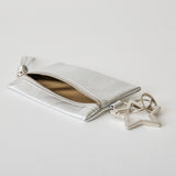 HASHIBAMI 【Ha-2504-116 カラビナキーリング ジップポーチ】シルバー