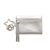 HASHIBAMI 【Ha-2504-116 カラビナキーリング ジップポーチ】シルバー