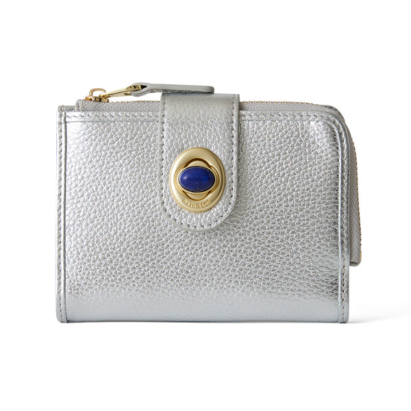 HASHIBAMI【Ha-2511-103 天然石二つ折りウォレット】シルバー