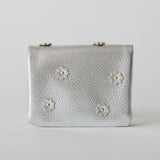 《予約商品》HASHIBAMI 【Ha-2511-105 スモールフラワー カード&コインケース】シルバー