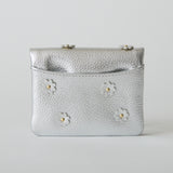 《予約商品》HASHIBAMI 【Ha-2511-105 スモールフラワー カード&コインケース】シルバー