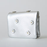 《予約商品》HASHIBAMI 【Ha-2511-105 スモールフラワー カード&コインケース】シルバー