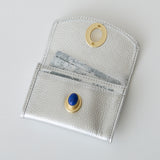 ◆CORRECT限定◆HASHIBAMI 【Ha-2511-104 天然石 カードケース】シルバー