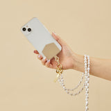 HASHIBAMI 【Ha-2303-033 ハートパール モバイルストラップ】ハート(スモール)