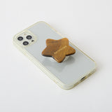 HASHIBAMI【Ha-2307-203 天然石スター スマホグリップ ※全機種対応】タイガーアイ