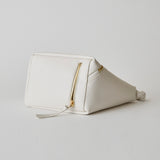 HASHIBAMI【Ha-2509-602 クシュクシュ ワンショルダー】 ホワイト