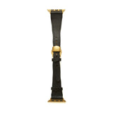 HASHIBAMI 【Ha-2202-716 ウネウネ アップルウォッチバンド (38/40/41mm)】ブラック