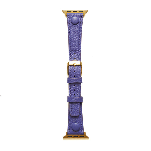 HASHIBAMI【Ha-2204-814 サンドグラス アップルウォッチバンド (38/40/41mm)】ブルーベリー