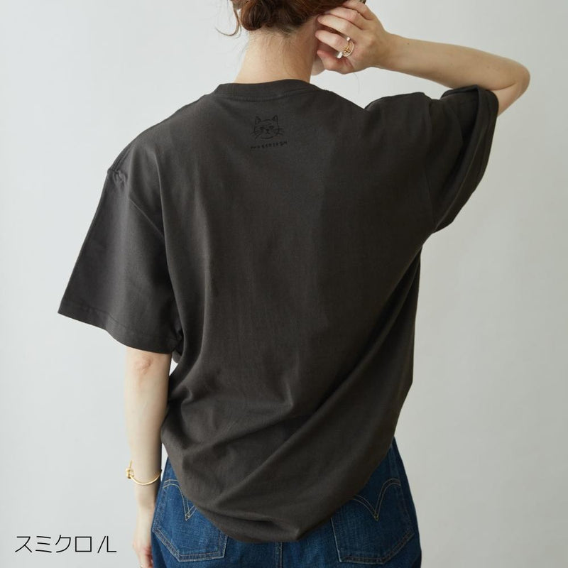 N+Ecology 【NE-0022011 メッセージ 猫Ｔシャツ】スミクロ_L – CORRECT