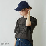 N+Ecology 【NE-0022011 メッセージ 猫Ｔシャツ】スミクロ_L